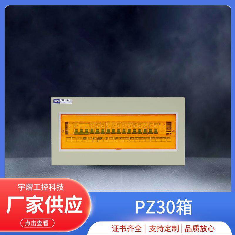PZ30配电箱家用塑料盖板回路箱明装室内照明15回路空气开关盒