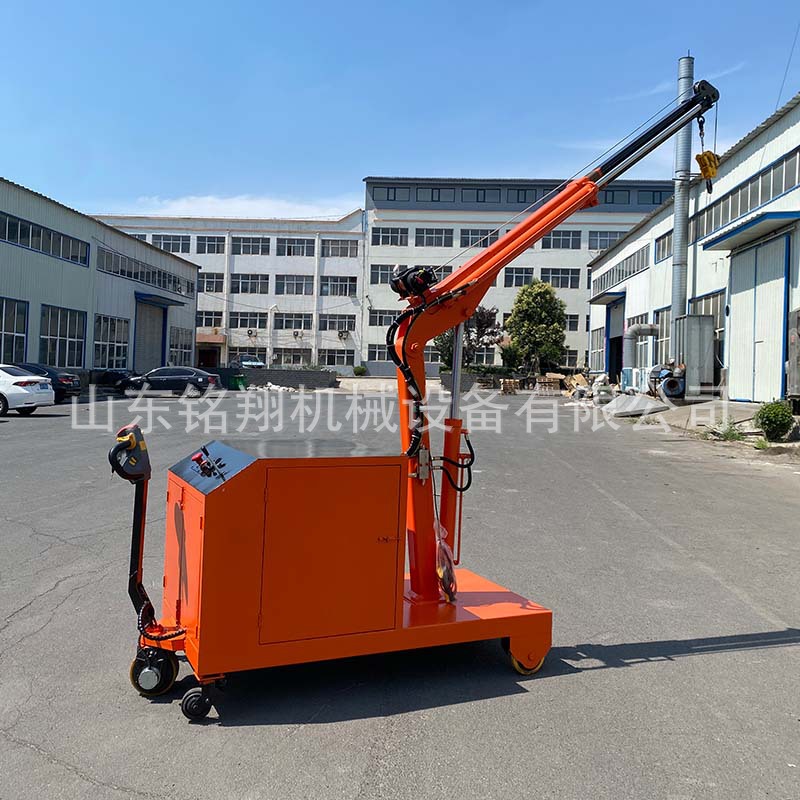 车间模具工件吊装1吨电动行走旋转平衡式吊车 移动小型液压小吊机