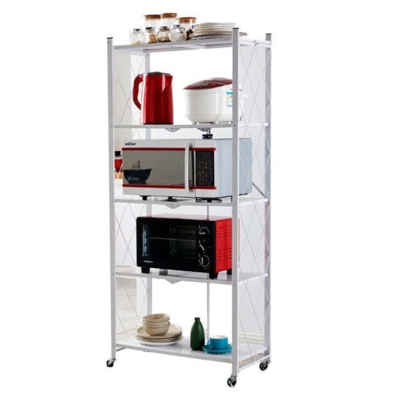 菱形大折叠置物架710*335*155D0mm落地多层储物架仓库货架五.