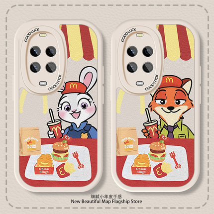 疯狂动物城2适用华为Nova14手机壳13PRO新款12Ultra2026卡通情侣潮流9se87防摔6全包5g硅胶5z小羊皮保护套