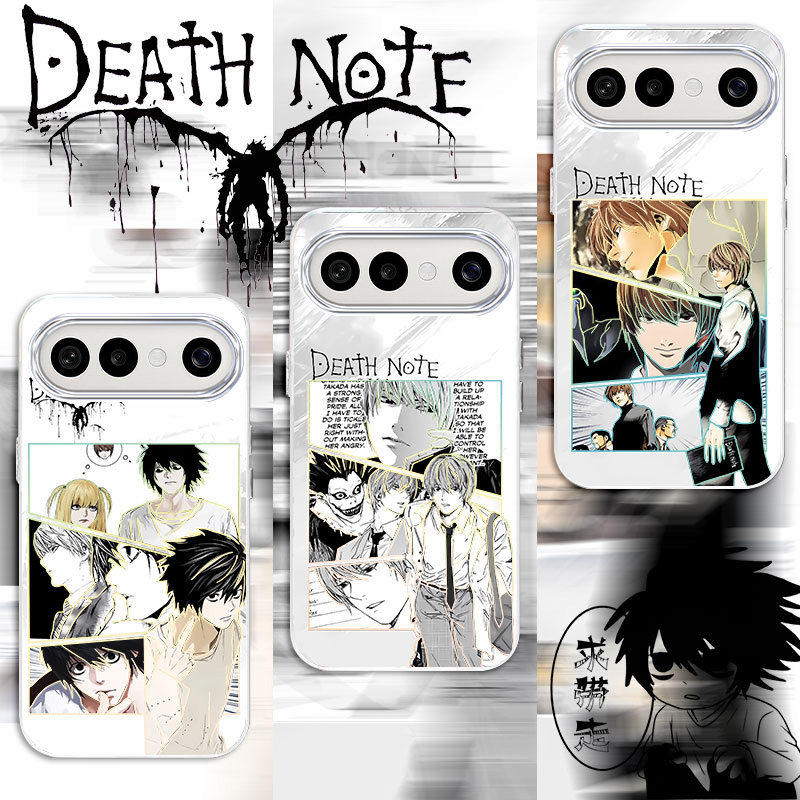 炫彩死亡笔记适用vivoS50ProMini新款渐变龙崎S30动漫二次元手机壳防摔极光金变色龙S18/17/16/15/12保护套