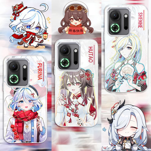 炫彩新年原神适用oppok13Turbo新款渐变二次元OPPOK12手机壳潮牌防摔高级感变色龙OPPOK12S保护套