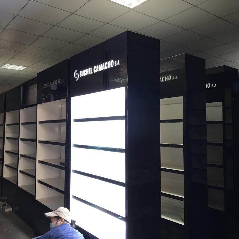 化妆品展柜商超货架产品陈列展示架多层置物展品柜厂家