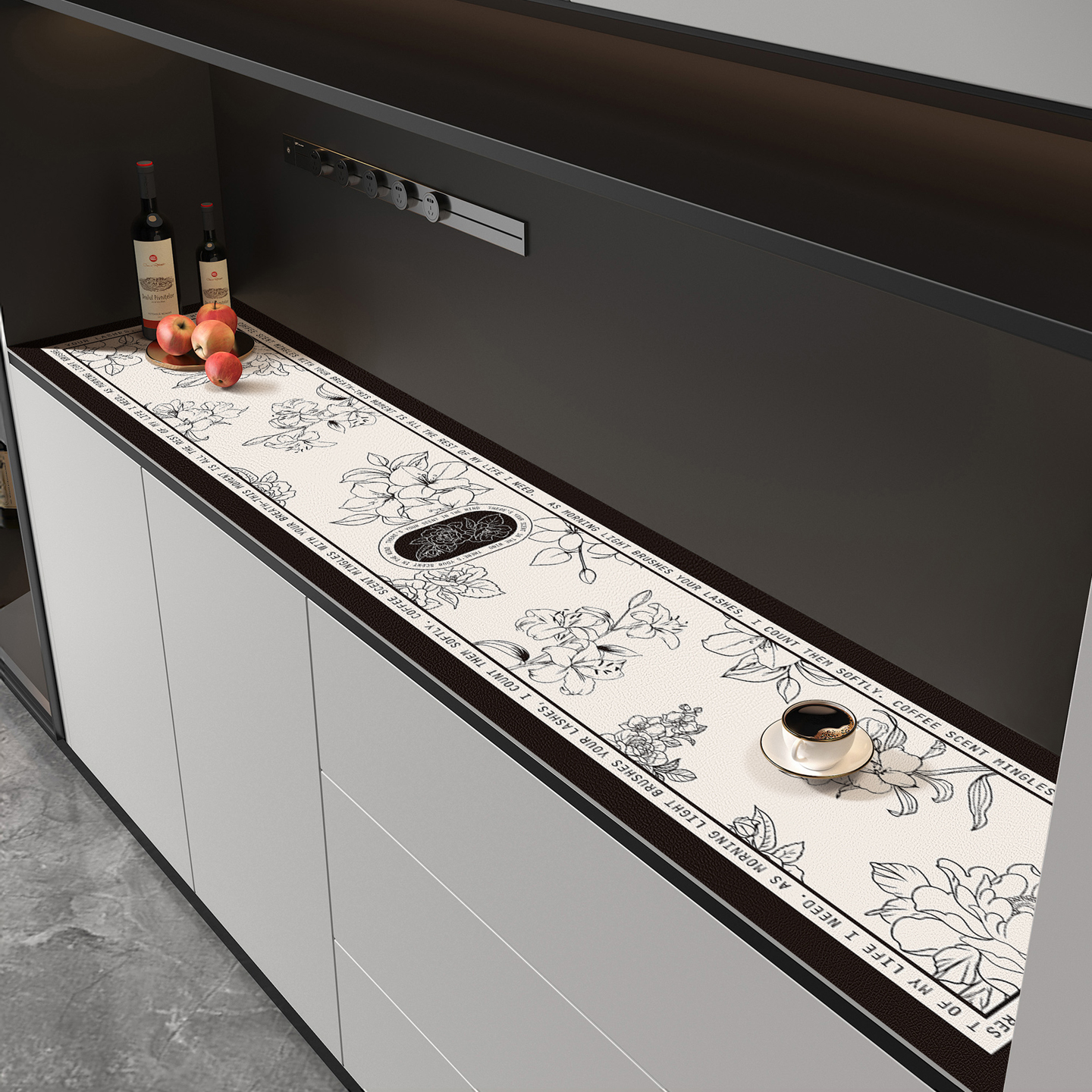 美式轻奢高级感桌布长条