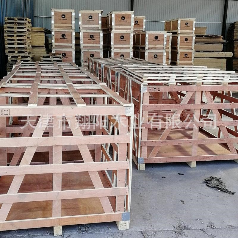 供应免蒸熏胶合板木箱q子物流出口包装工厂仓库木包装箱木条箱