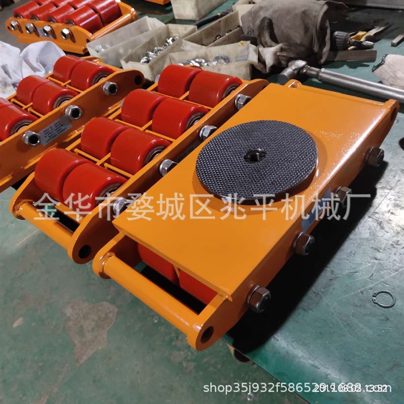 搬运小坦克车g18吨转向胶轮万向轮重物搬运移位器重型坦克车6吨8T