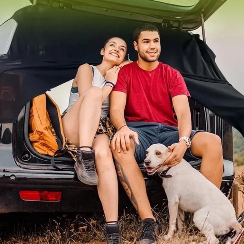 防蚊遮阳纱窗通风防虫网纱纱窗汽车尾门磁性磁吸自驾游Z装备后备