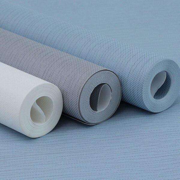 风壁纸无纺布墙纸刷现代简约非胶家用卧室纯色素色格客厅北欧自粘