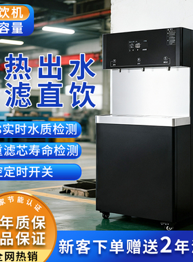TSS触屏式商用直饮水机开水器步进式加热酒店供反渗透冷热直饮机