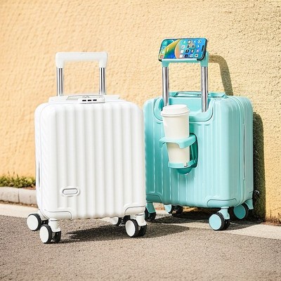 春秋航空/廉f航14寸登机箱免托运小型轻便小号拉杆行李箱女旅行箱