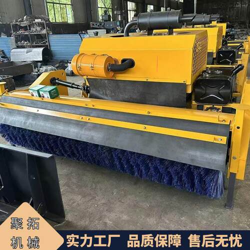 洒水车前置扫雪机 自带动力除雪机 遥控米宽扫雪清雪机
