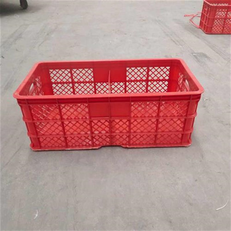 周转箱塑料菜筐长方形周转箱储物C筐隔板鸡蛋箱收纳箱鸡蛋筐蔬菜