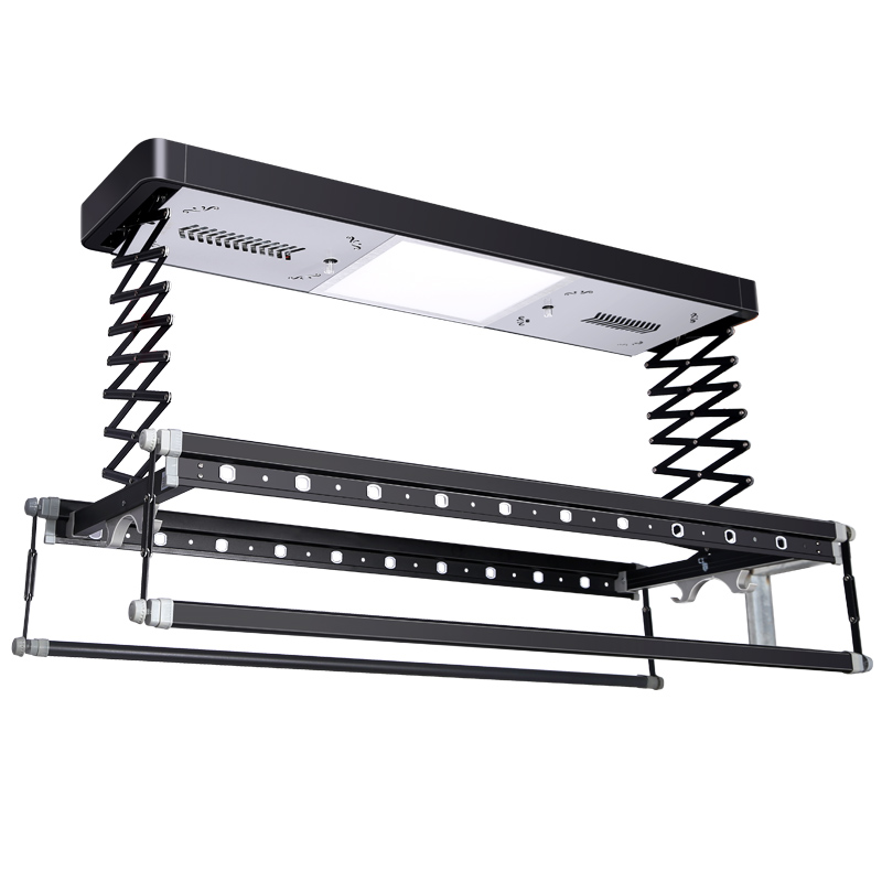 电动晾衣架升降智能遥控双杆式凉衣架伸缩家用自动阳台声控晾衣机