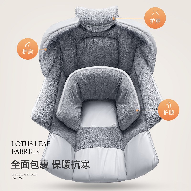 冬季电动车防雨挡风被冬天电瓶摩托车加绒加厚防水冬款防风罩