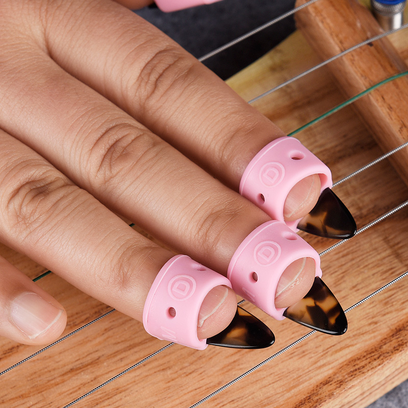 古筝指甲套硅胶免用古筝胶布胶带儿童弹古筝配件成人演奏指套