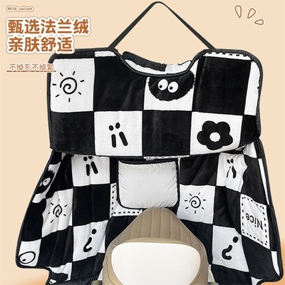 电动车挡风被冬季加绒加厚电瓶摩托车防水防风罩四季通用2025新款