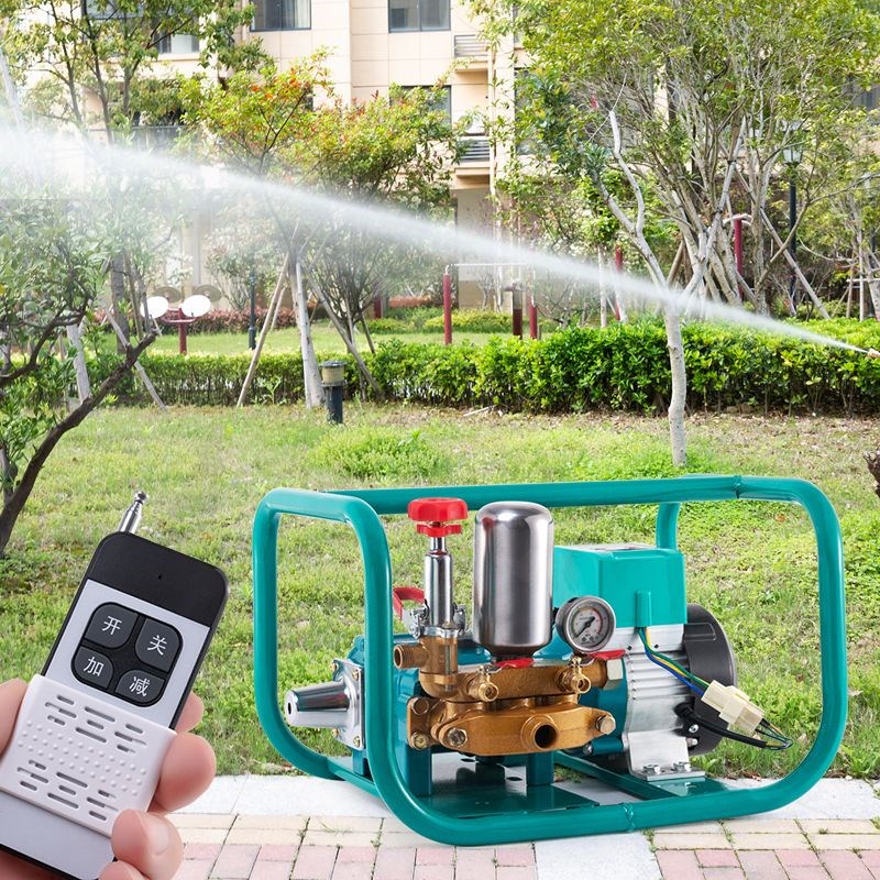 48V60V72电动喷药机喷雾器农用高压担架式果园农药喷药电动车遥控