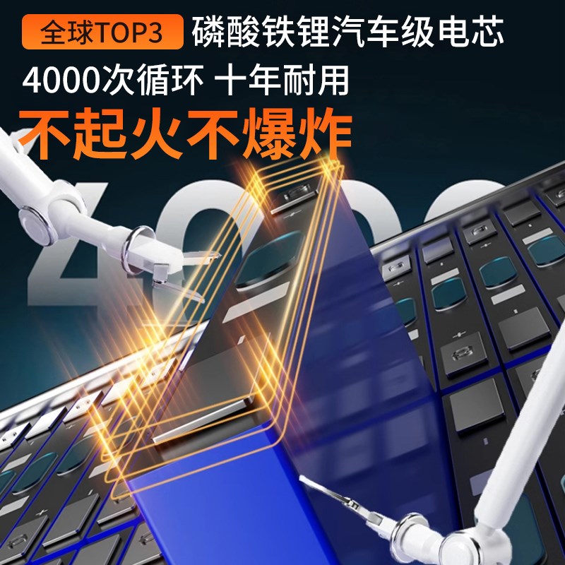 24V货车启动专用磷酸铁锂电池大功率半挂车卡车驻车空调大单体芯