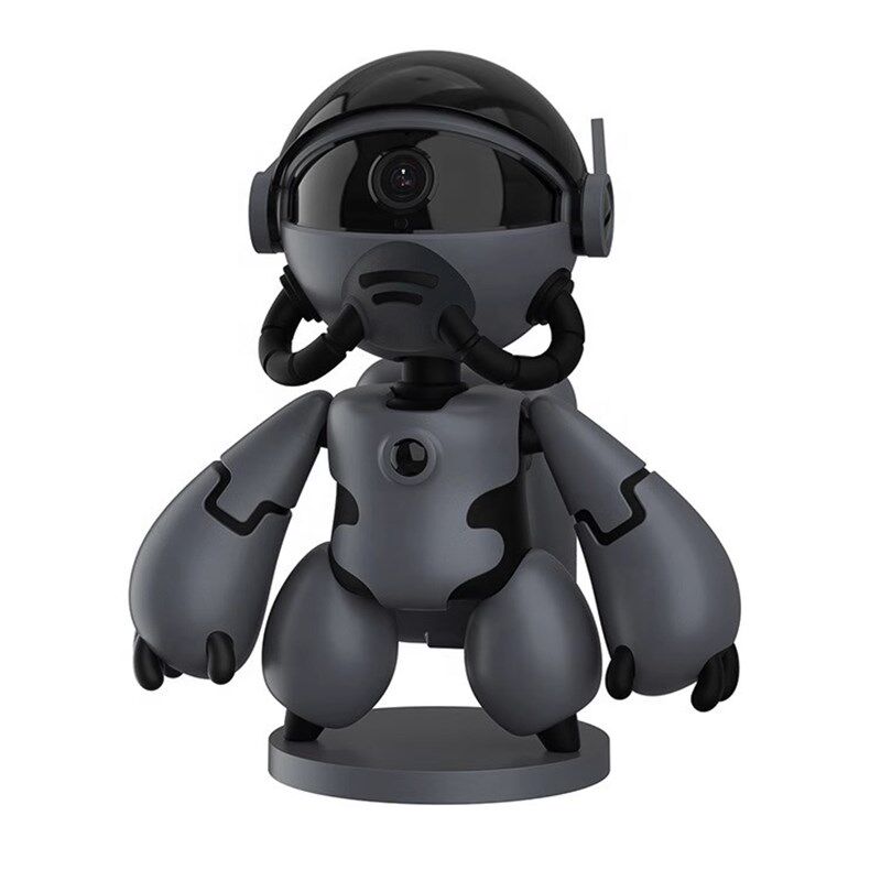 机器人无线摄像头连手机远程全景360度家用高清夜视无死角监控器