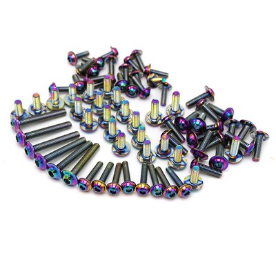 适用川崎 ZX-4R改装摩托车壳螺丝 /ZX-4RR全车外壳板螺丝 不锈钢