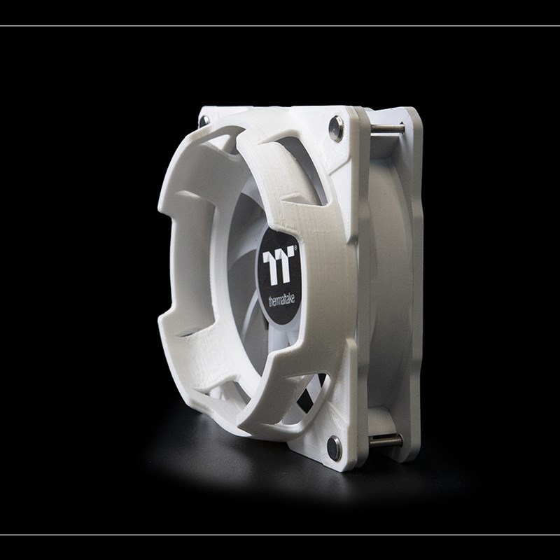 华硕3D打印模块12cm通用风扇立体栅格 风扇罩 涡轮造型 TTS定制