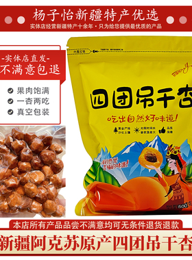 【新店开业赔钱冲量】新疆四团吊干杏酸甜口一杏两吃树上500g包邮