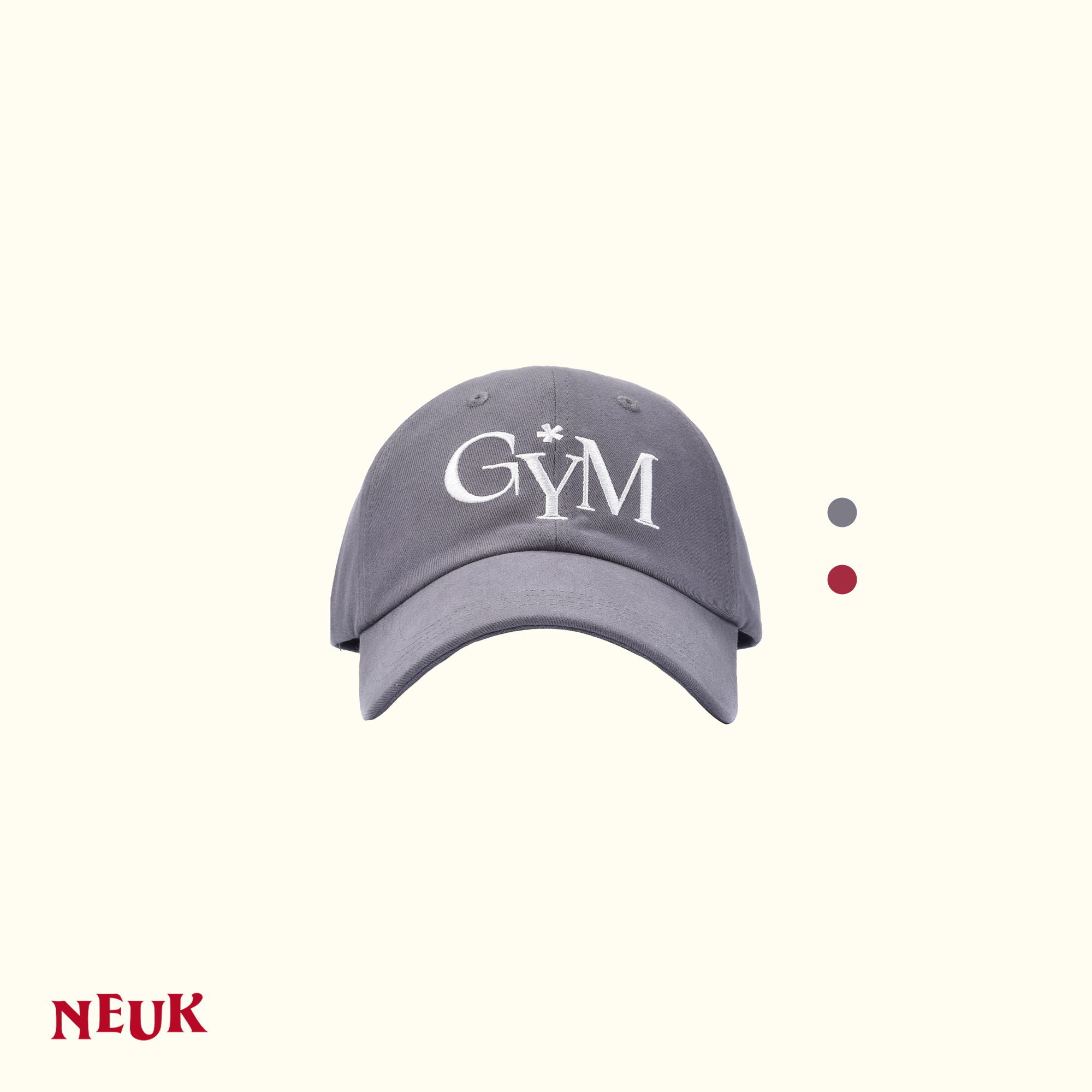 【侯明昊张艺凡戴萌 同款】NEUK 「任何地点」棒球帽 GYM系列