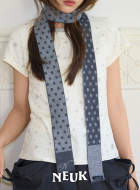 【杨紫同款】NEUK双色波点提花细围巾