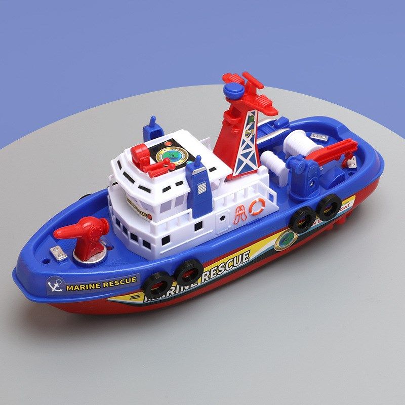儿童消防船电动玩具 喷水发光鸣笛海上模型玩具 抖音玩具跨境,玩具/童车/益智/积木/模型,其它,淘宝优惠券,粉丝福利购,淘宝优惠卷