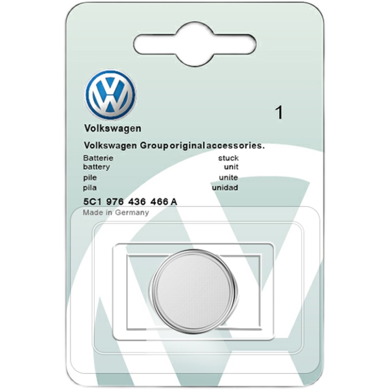 松下原装大众途观L钥匙电池20年新老款17/18汽车遥控器原厂专用19