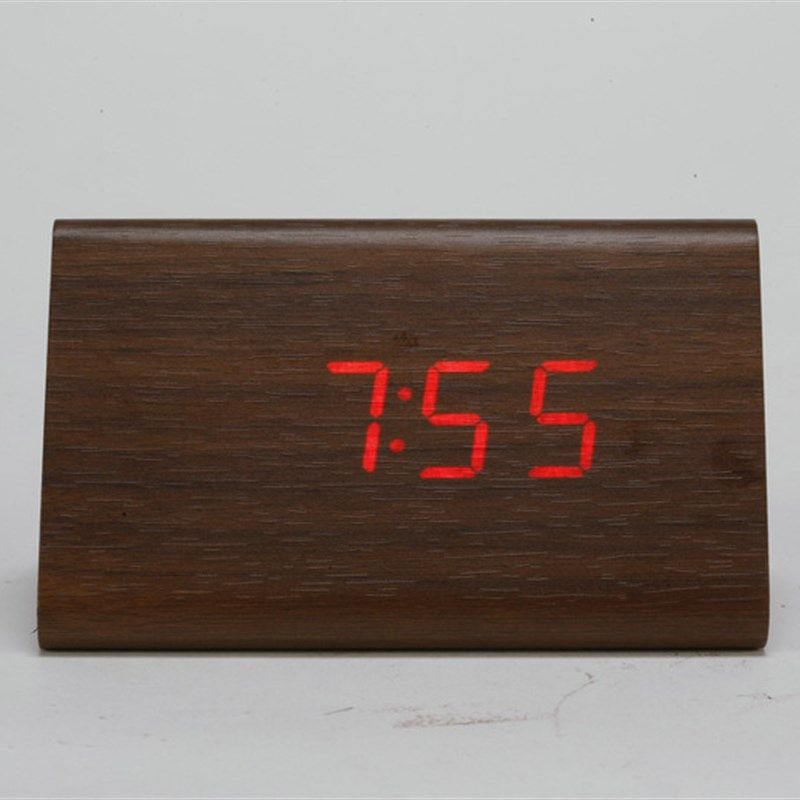 厂家创意声控LED木头钟 数字多功能智能电子时钟座钟学生台钟,家居饰品,台钟/闹钟,淘宝优惠券,粉丝福利购,淘宝优惠卷