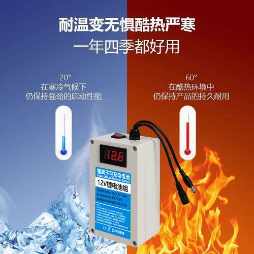 12V锂电池大容量监控器UPS电源音响夜市LED灯箱户外移动防水电瓶