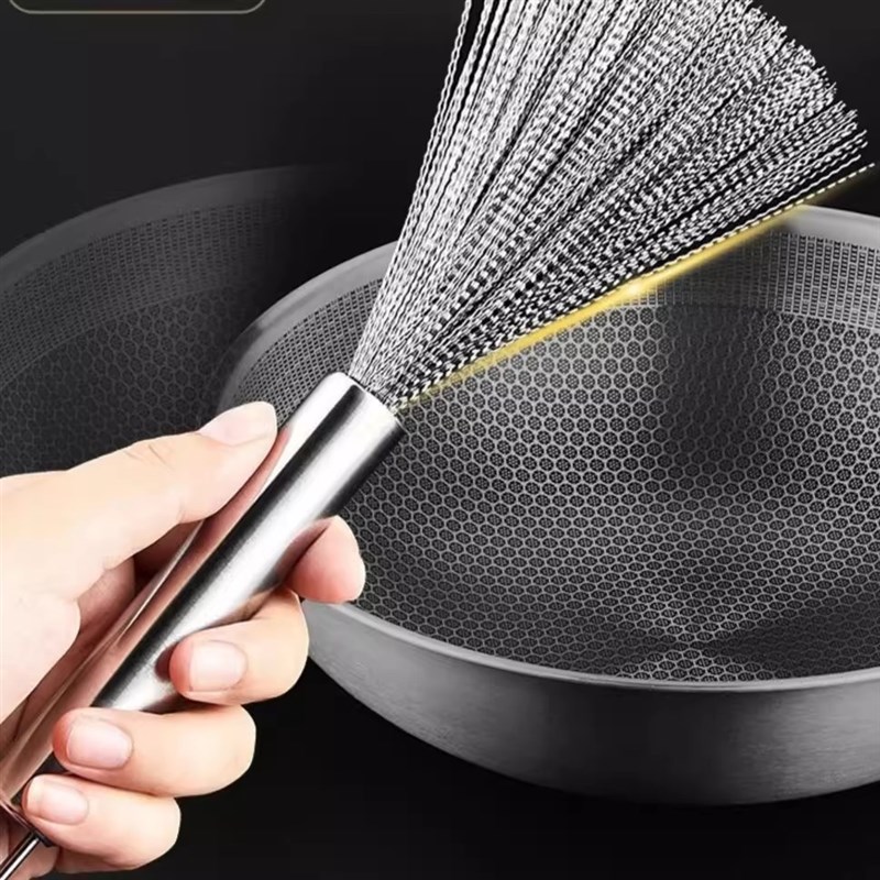 【下单立减c50】锅刷长柄刷锅不锈钢丝洗锅刷子家用厨具居家日用