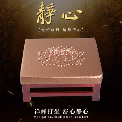 实木拜拜垫蒲团打坐磕椅椅垫拜拜跪四脚凳头