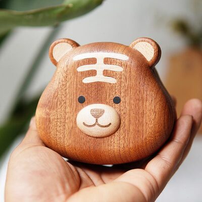 宝宝收藏恰恰瓶新生儿木头盒满月礼物肚脐保存胎发脐带虎胎毛乳牙