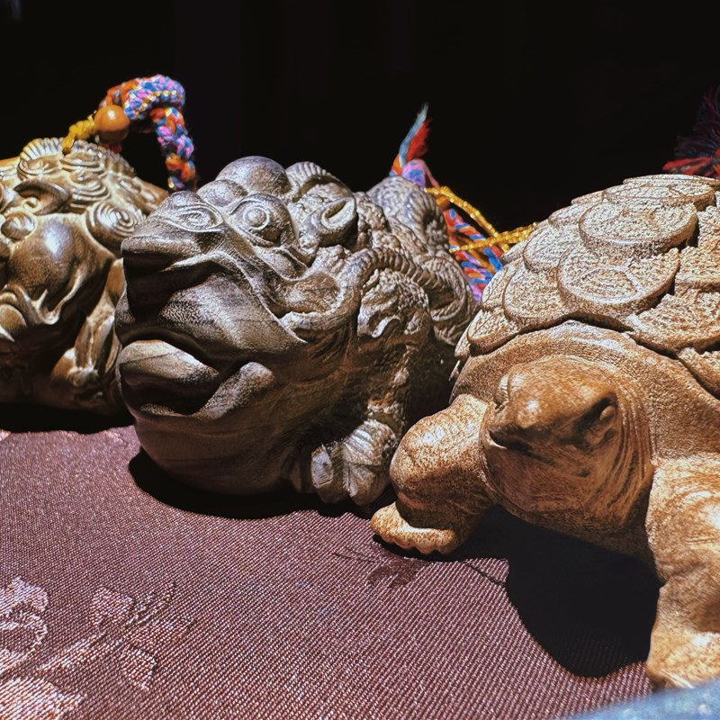 护财源滚滚系m列 金丝楠 金龟 金蟾 貔貅 包挂 单个