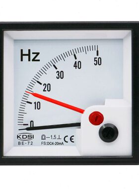 双  频率mA4安E20-电表表DC- 50针指针式H流 毫z72小B直电流表