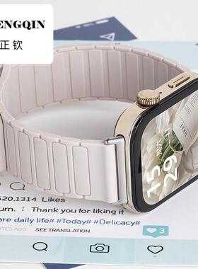 适用华为watchd2表带无气囊WATCH D2新款磁吸硅胶回环watchd一代