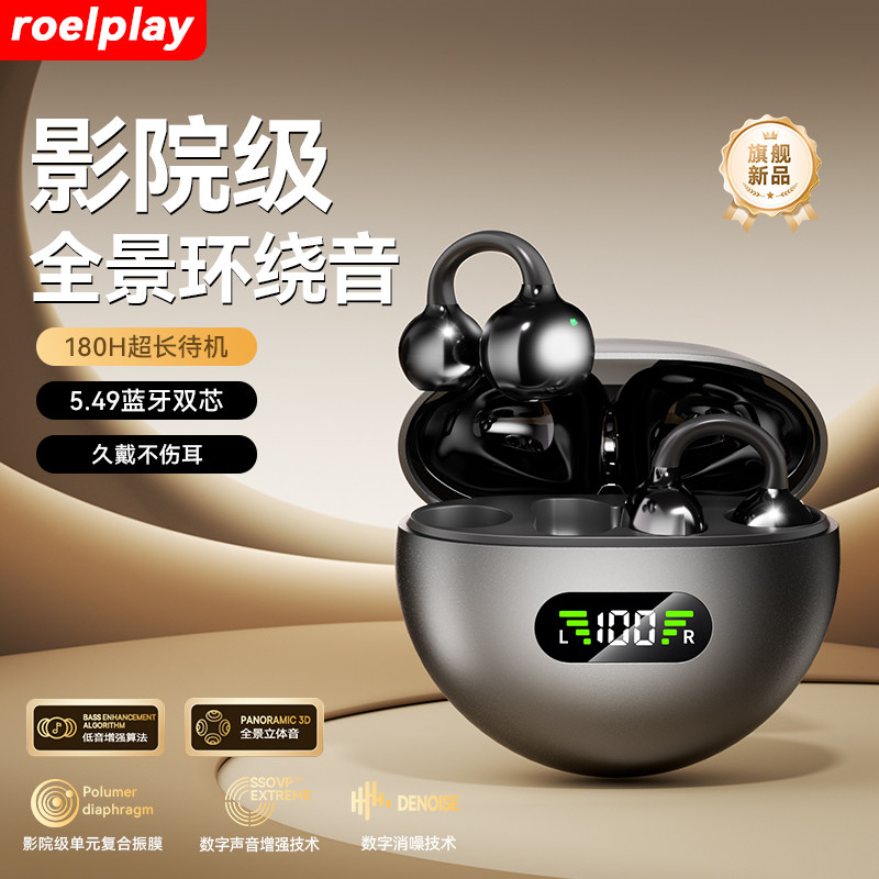 【热卖爆品top】耳夹式降噪耳机