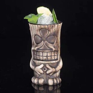 夏威夷陶瓷杯树风质m妖IKl情金鸡尾酒杯T个性女调酒具 I宝贝士特