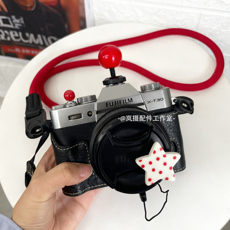 适用富士XS20保护套XT30III XT5XM5XT20相机包XS10壳X100VI底座套图片