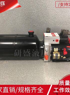 卧式DC72V13.W二路单作用动力单元液压系统举升机货梯传菜机泵站