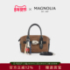 高级感保龄球包女时尚 MAGNOLIA曼歌妮秋季 新款 百搭手提单肩包轻奢