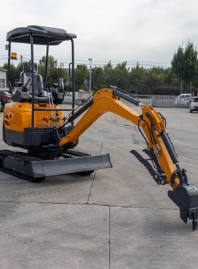 HT18mini excavator 海拓1.8吨履带式微型挖掘机果园农用迷你挖机