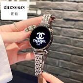 仰铂 腕带链条wa 2pro女款 适用华为GT4手表金属不锈钢新款 轻奢gt3