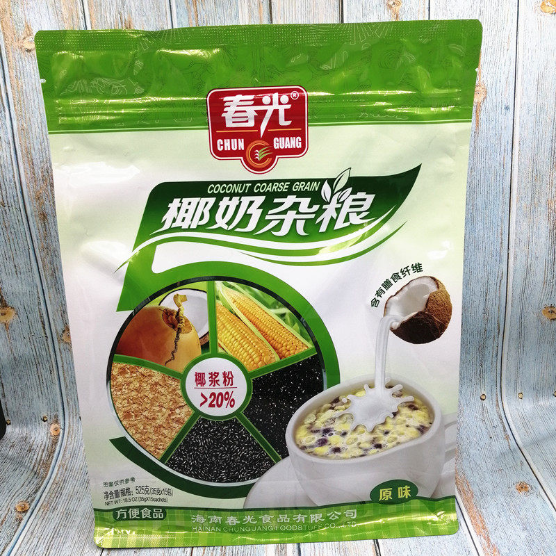 海南特产春光椰奶杂粮525