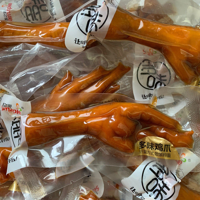 香之派多味鸡爪500g酱辣山