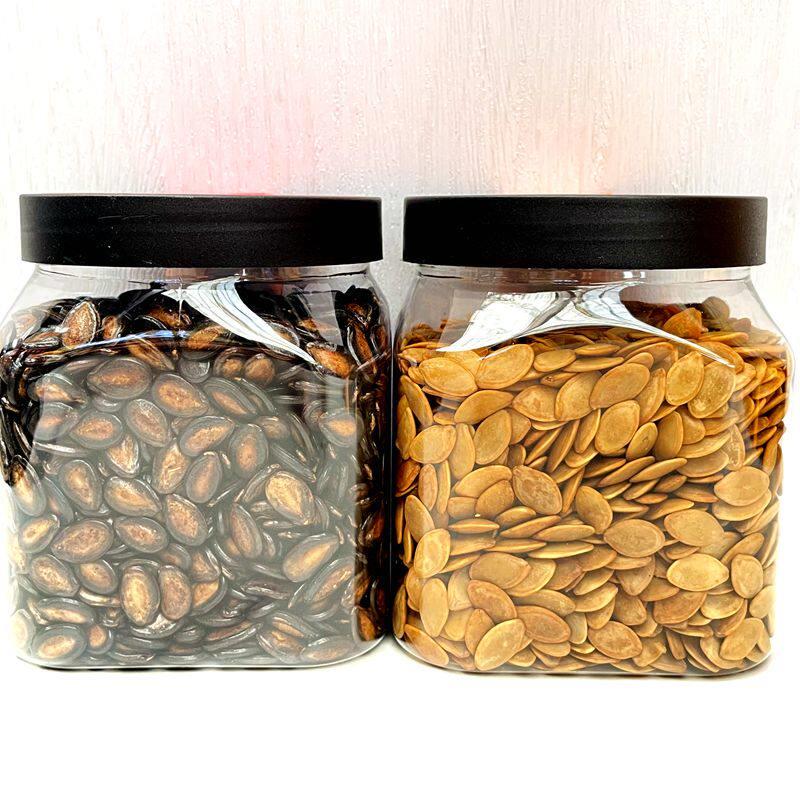 鼎食代话梅味南瓜子西瓜子皮薄易嗑饱满酸甜瓜子坚果炒货桶装450g