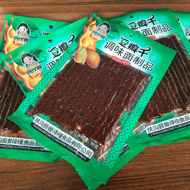 曾译槿豆瓣干89g*20袋辣条8090后童年儿时怀旧零食校园小卖铺小吃