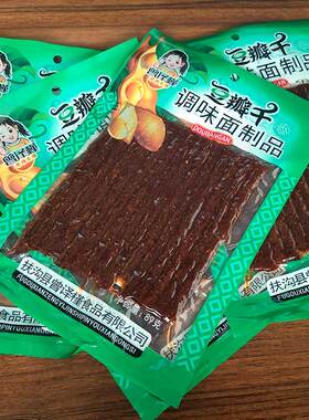 曾译槿豆瓣干89g*20袋辣条8090后童年儿时怀旧零食校园小卖铺小吃